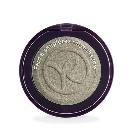 Yves Rocher COULEURS NATURE Eye Shadow COULEUR VÉGÉTALE Etain Scintillant Single Eye Shadow in Green/Grey, 1 x Tin 2.5 g, ‎etain
