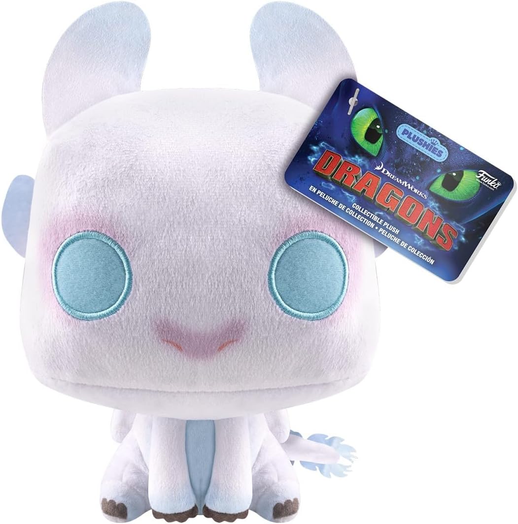 Funko Pop! Plush: HTTYD - Light Fury - () - How to Train Your Dragon - Plush Toy - Birthday Gift Idea - Official Merchandise - Stuffed Plush Toys for Children and Adults