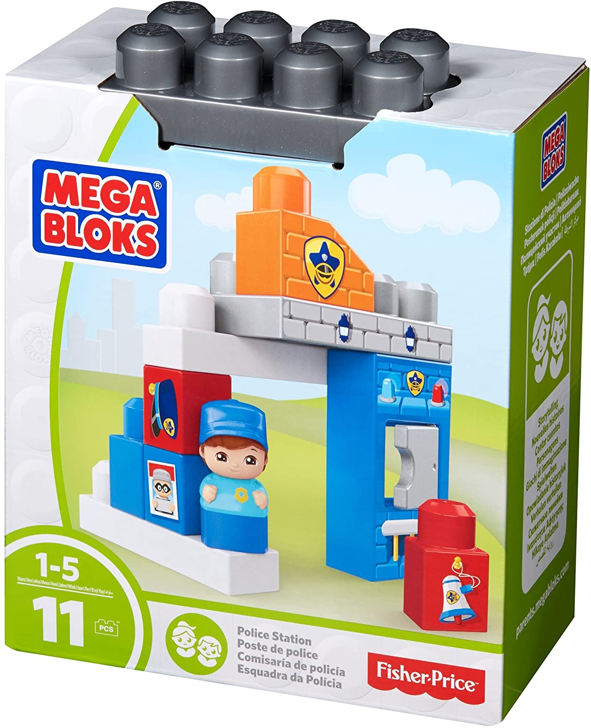 Mattel Mega Bloks Dyc56 Police Guard Playset