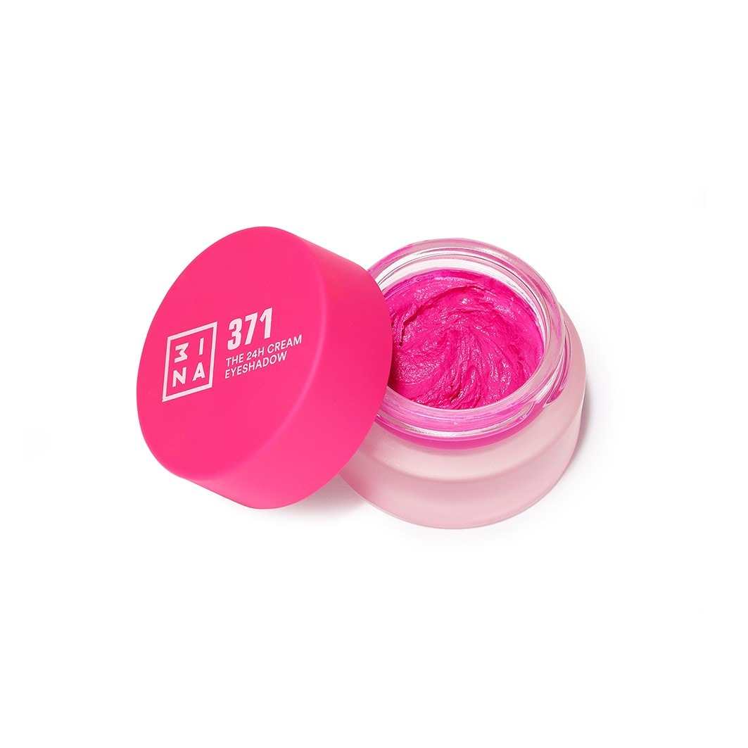 3ina 24h Cream Eyeshadow 100, 3 ml Nr. 371 - Vivid Pink