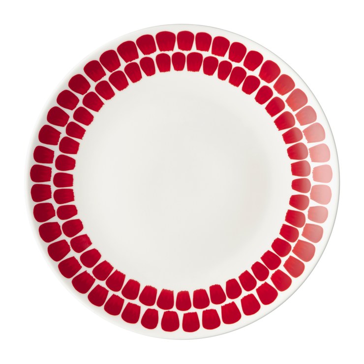 arabia 24h Tuokio plate red