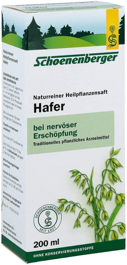 SALUS Pharma GmbH Schoenenberger Oat Juice 200 ml