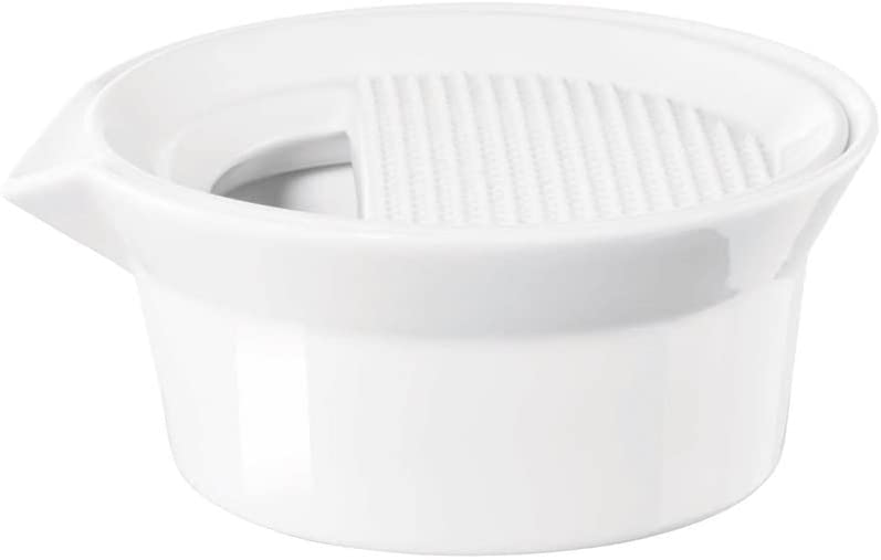 ASA 250 °C multifunctional grater, porcelain, white, diameter 12 cm