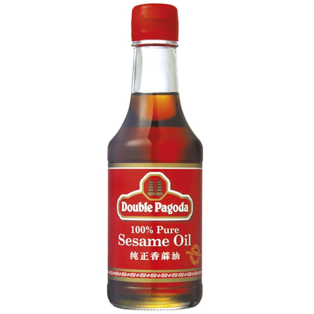 250ml Double Pagoda black sesame oil made from roasted sesame seeds
