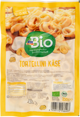 dmBio Nudeln, Tortellini gefüllt mit Käse, 250 g
