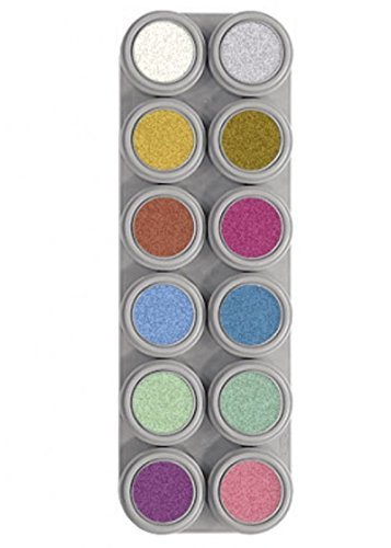 Grimas 12 Colour Pearl Face Painting Palette by Grimas