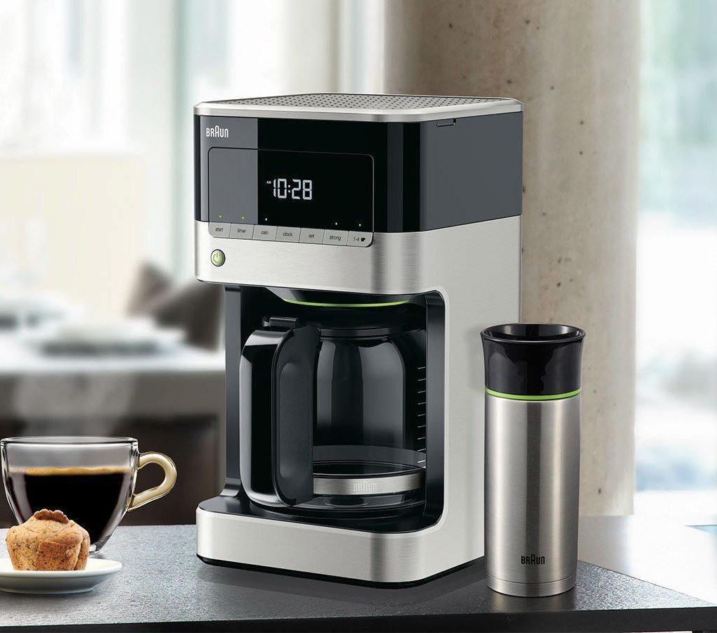 DeLonghi Braun Coffee Machine With Glass Jug, Coffee Machine