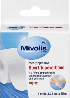 Mivolis Sports tape bandage, 1 roll, 10 m