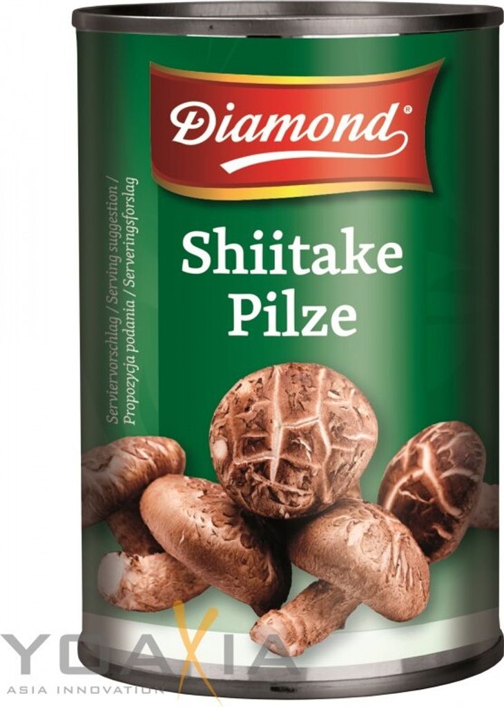 [ 284g/ 156g ATG ] DIAMOND Whole Shiitake Mushrooms / Shiitake Mushrooms 440g