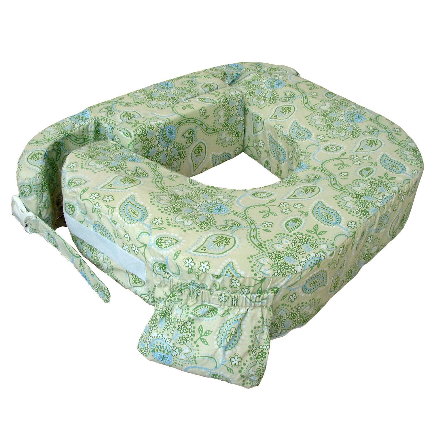 Unbekannt Twin Pillow in Green Paisley