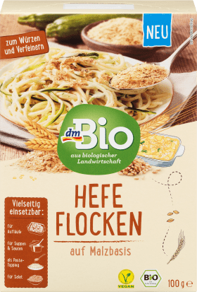 dmBio Malt-based yeast flakes, 100 g
