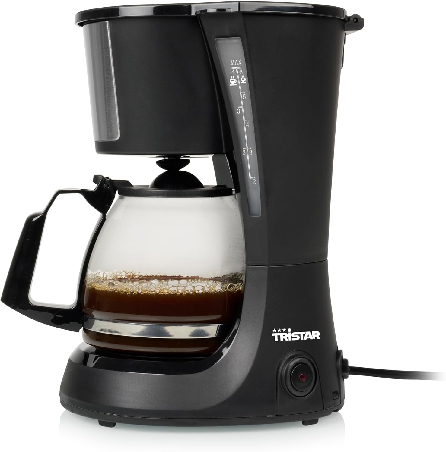 Tristar CM-1281 Drip Coffee Maker - 750 ml - For 6 Cups - Anti-Drip System & Keep Warm Function - 600 W