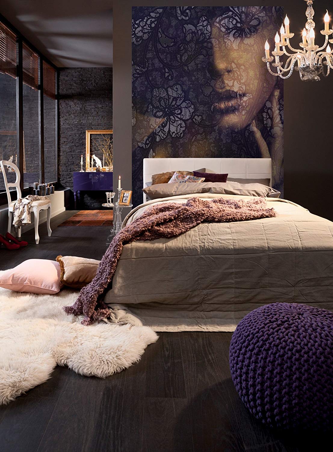 Komar Lace Photographic Wall Mural