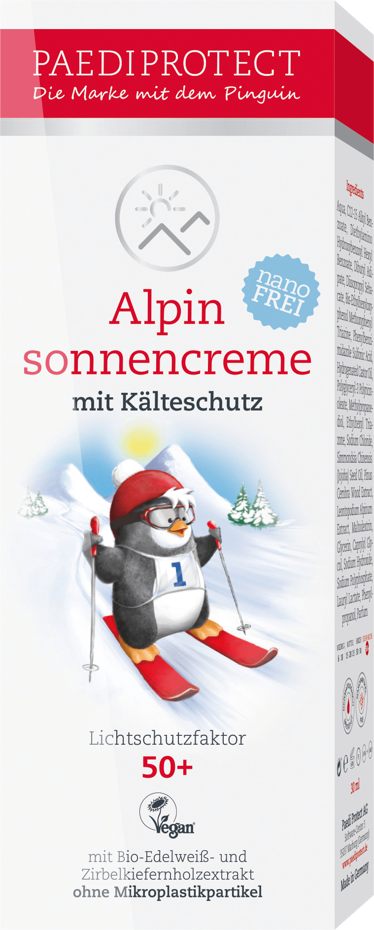 PAEDIPROTECT Sun Cream Alpine Lsf50 , 30 Ml