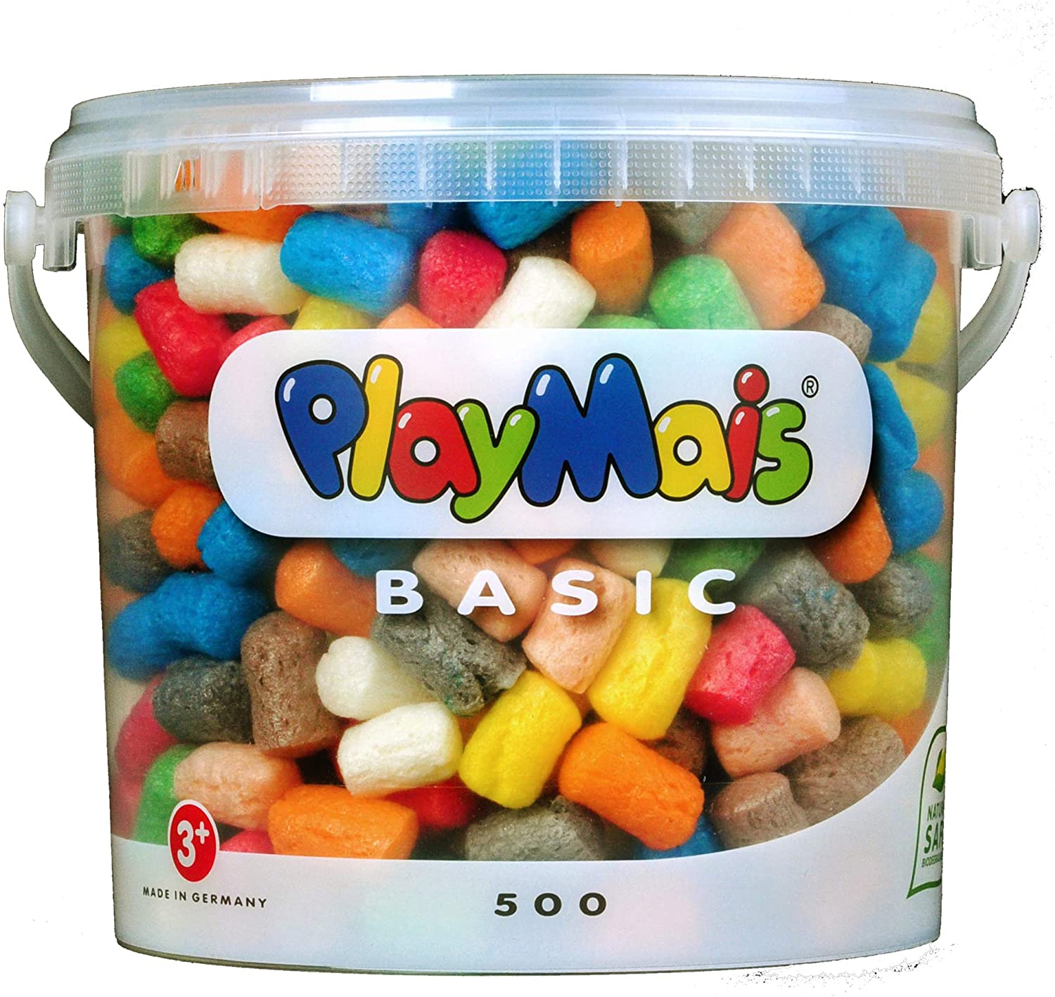 Playmais Basic Craft Set For Children From 3 Years Old, Craft Bucket, Natur