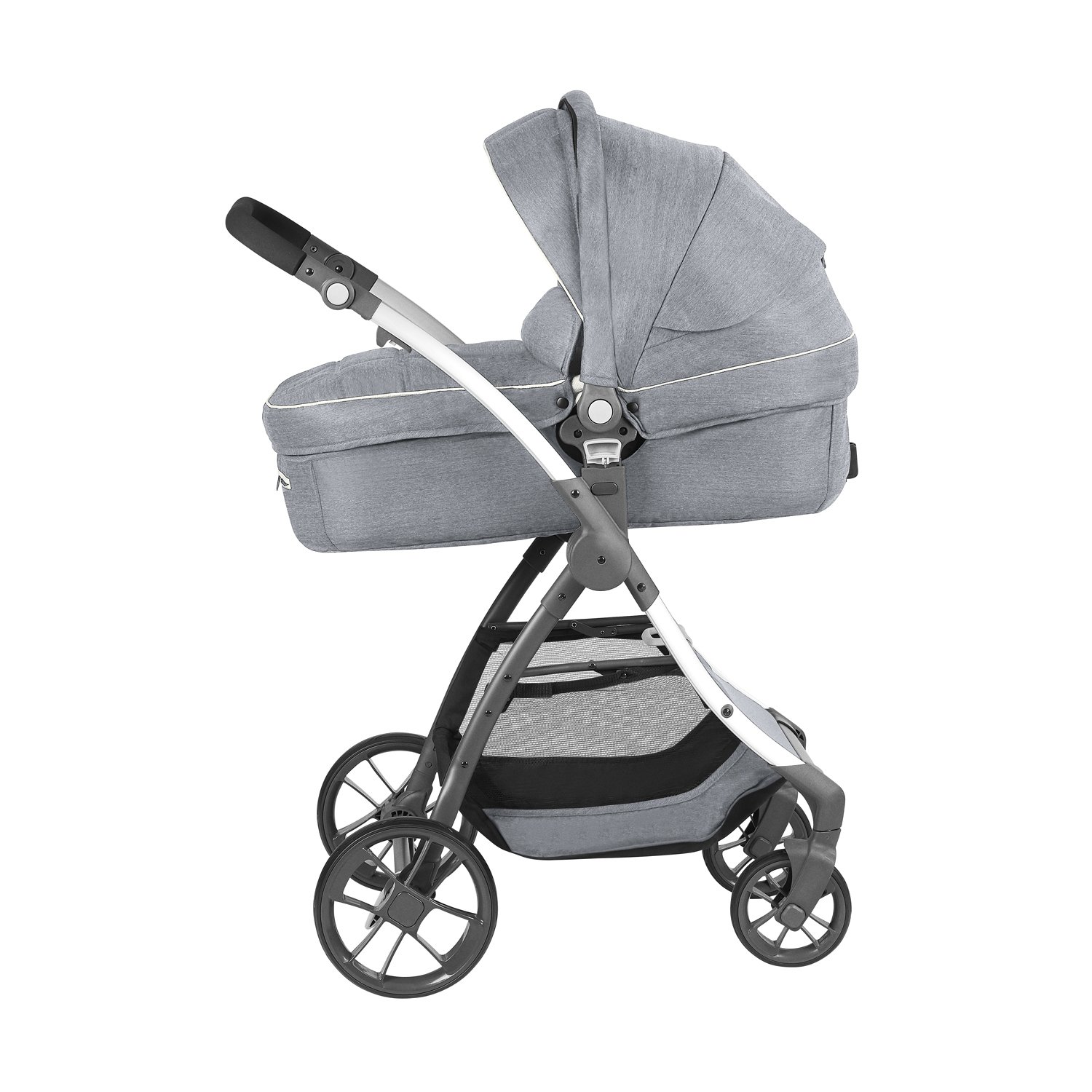 Knorr-Baby Nizza Premium Combination Pram Yuu Melange Grey