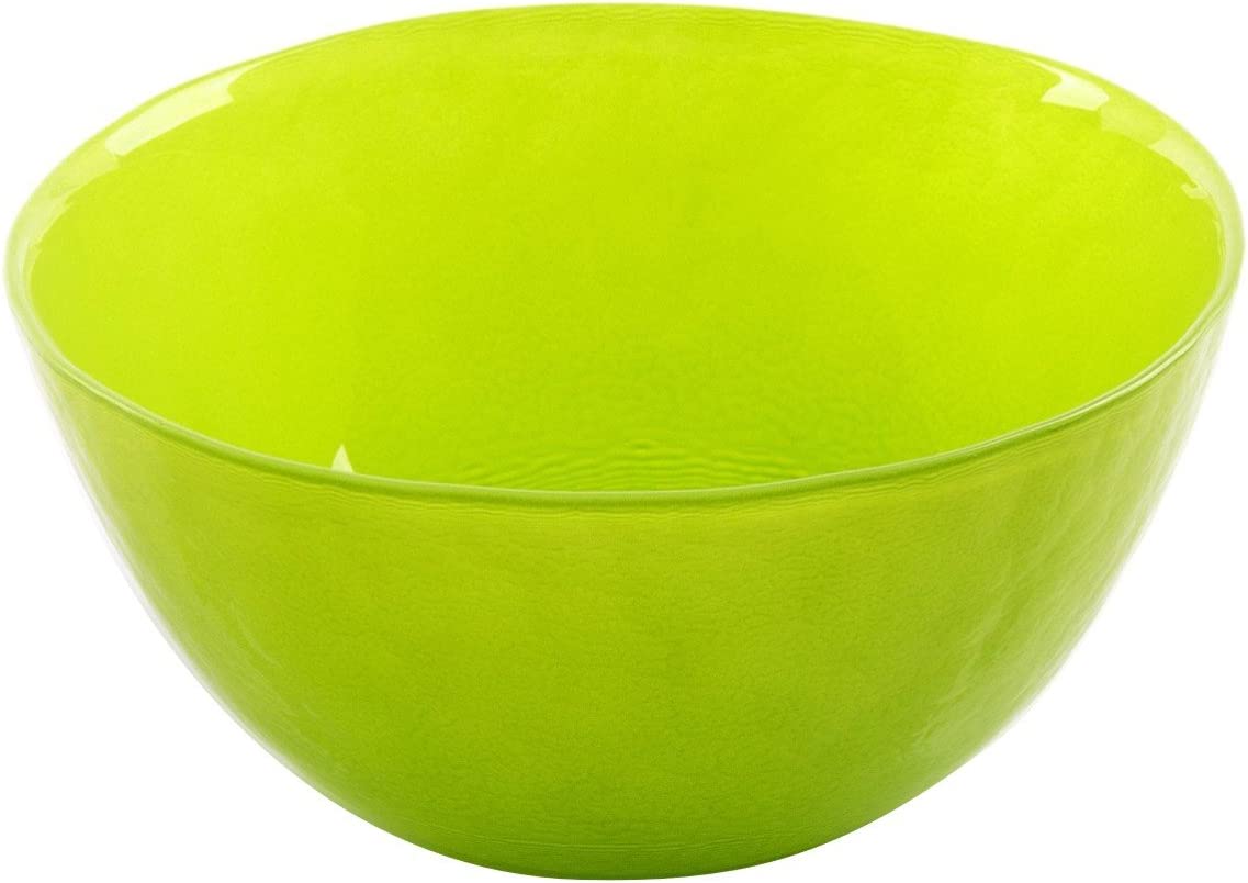 Bohemia Cristal Play of Colors Bowl, Approx. 210 mm in diameter, made of soda-lime sodium