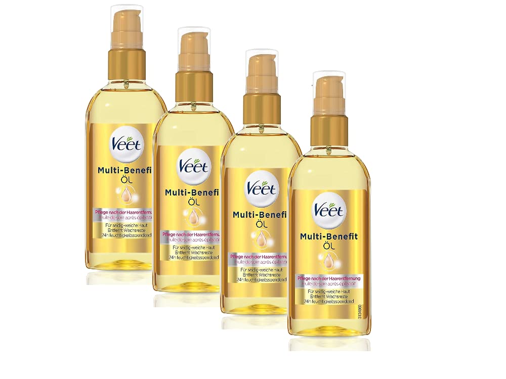 Veet Multi-Benefit Oil (100ml (Pack of 4)
