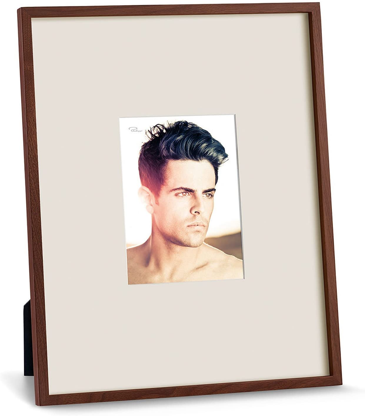 Philippi C Stained Frame 15 x 20 cm Wooden Photo Frame with Mount
