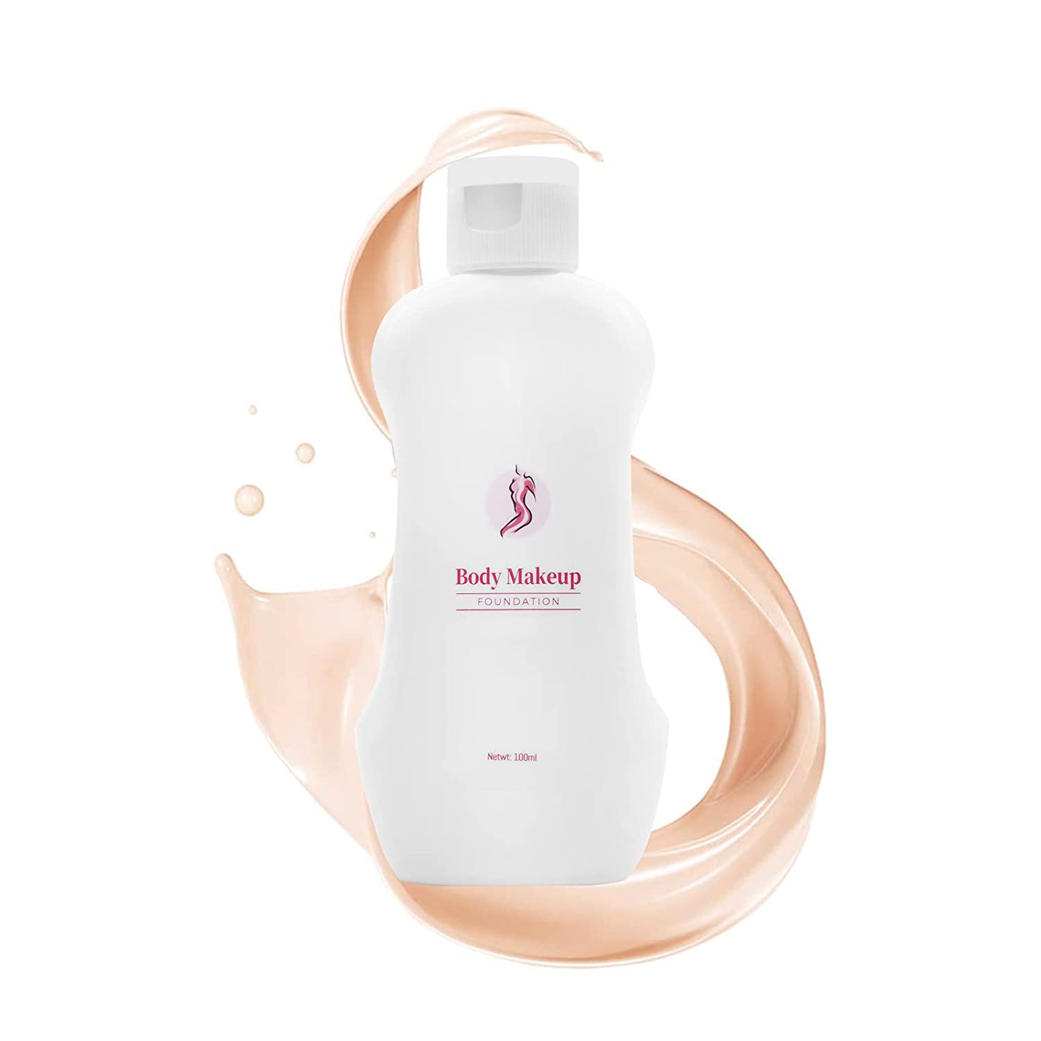 KUIRUNRX Body Makeup Foundation, Body Make-Up, Waterproof, Foundation with High Coverage, Long-Lasting Face Make-up, Matte Oil Control Concealer