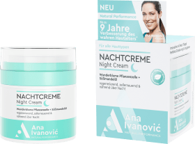 Ana Ivanović Natural Performance Regenerative night cream, 50 ml