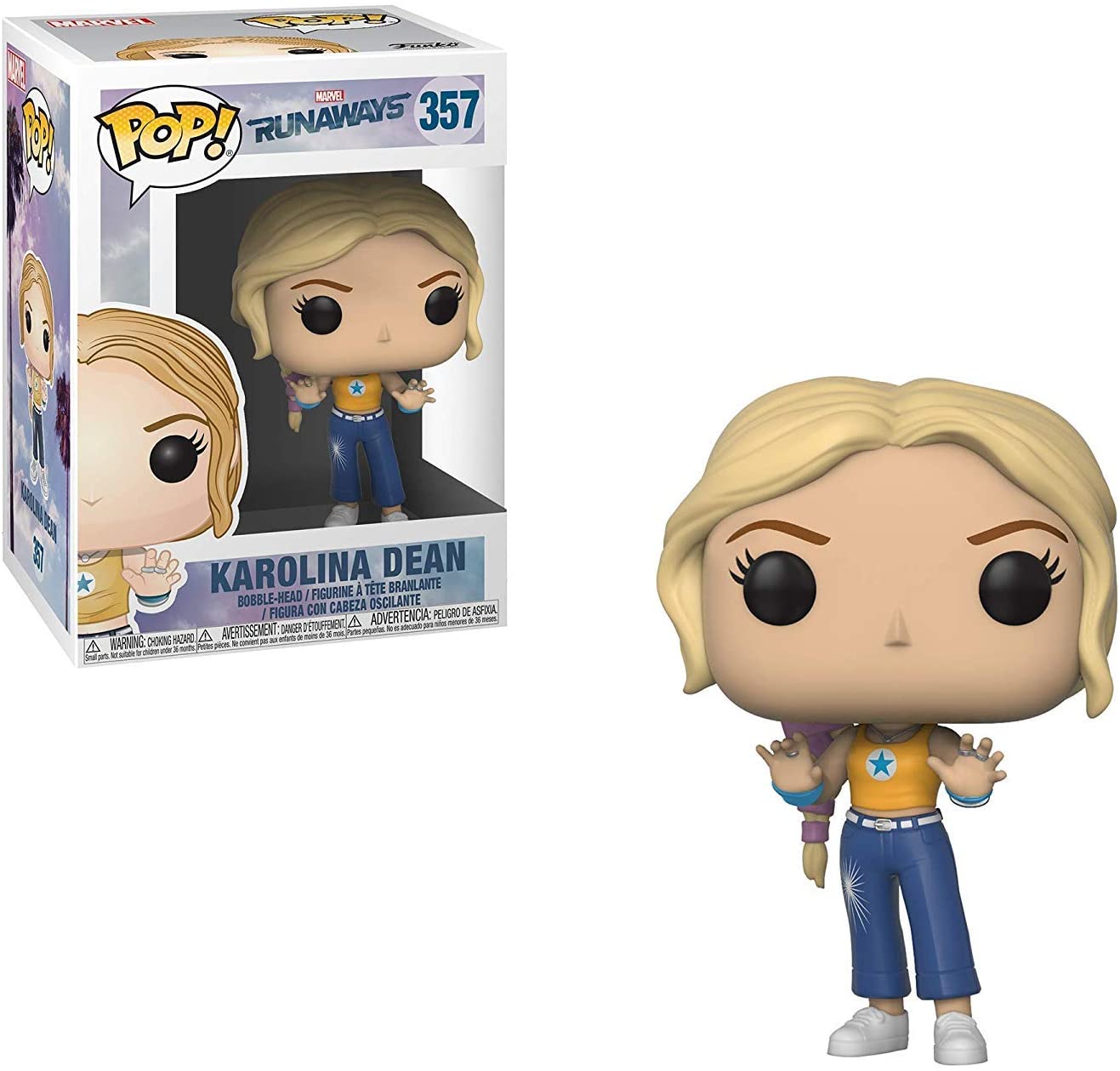 Funko Pop! Marvel: Runaways - Karolina, Multicoloured
