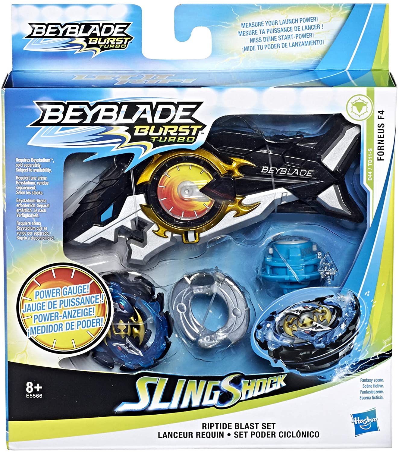 Hasbro Bey Blade Beyblade Burst Original Turbo Sling Shock Riptide Blast Set