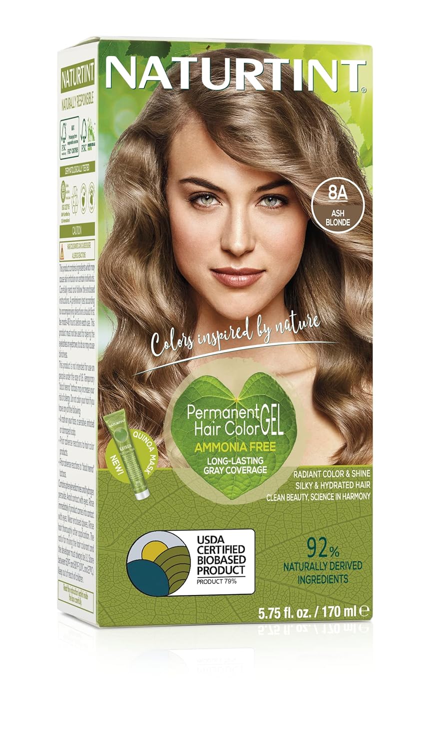 NATURTINT Permanent 8A Ash Blonde, 200 g