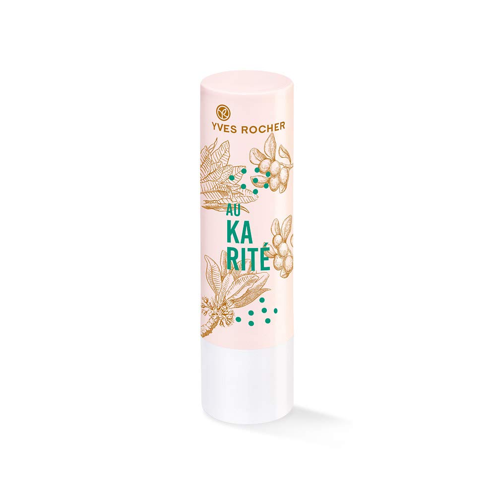 Yves Rocher LES PLAISIRS NATURE Nourishing Lip Balm Karité for Naturally Beautiful and Nourished Lips 1 Stick 4.8g