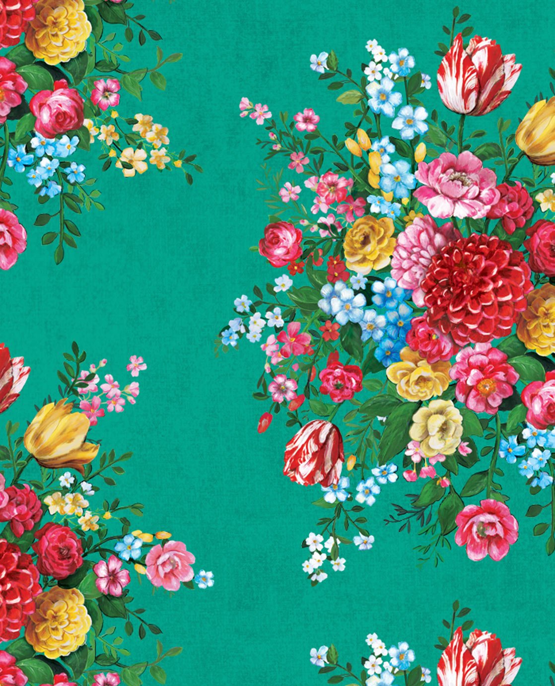 Eijffinger Eijf Finger Pip Wallpaper 341046 Wallpaper Non-Woven Floral Flowers Bouquet