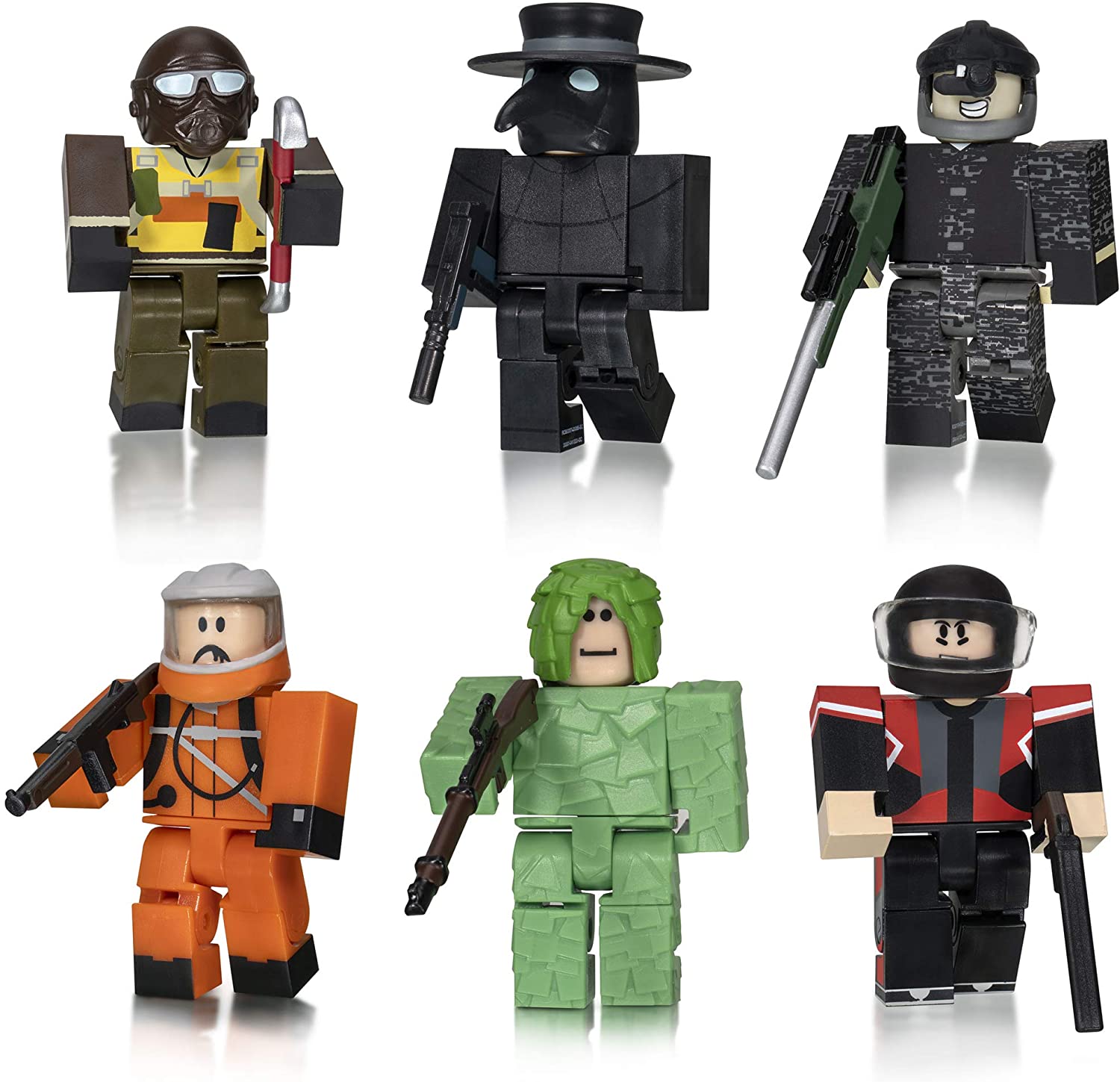 Roblox Rob0337 Apocalypse Rising 2 Playset Figures Pack Of 6 - Movable Acti
