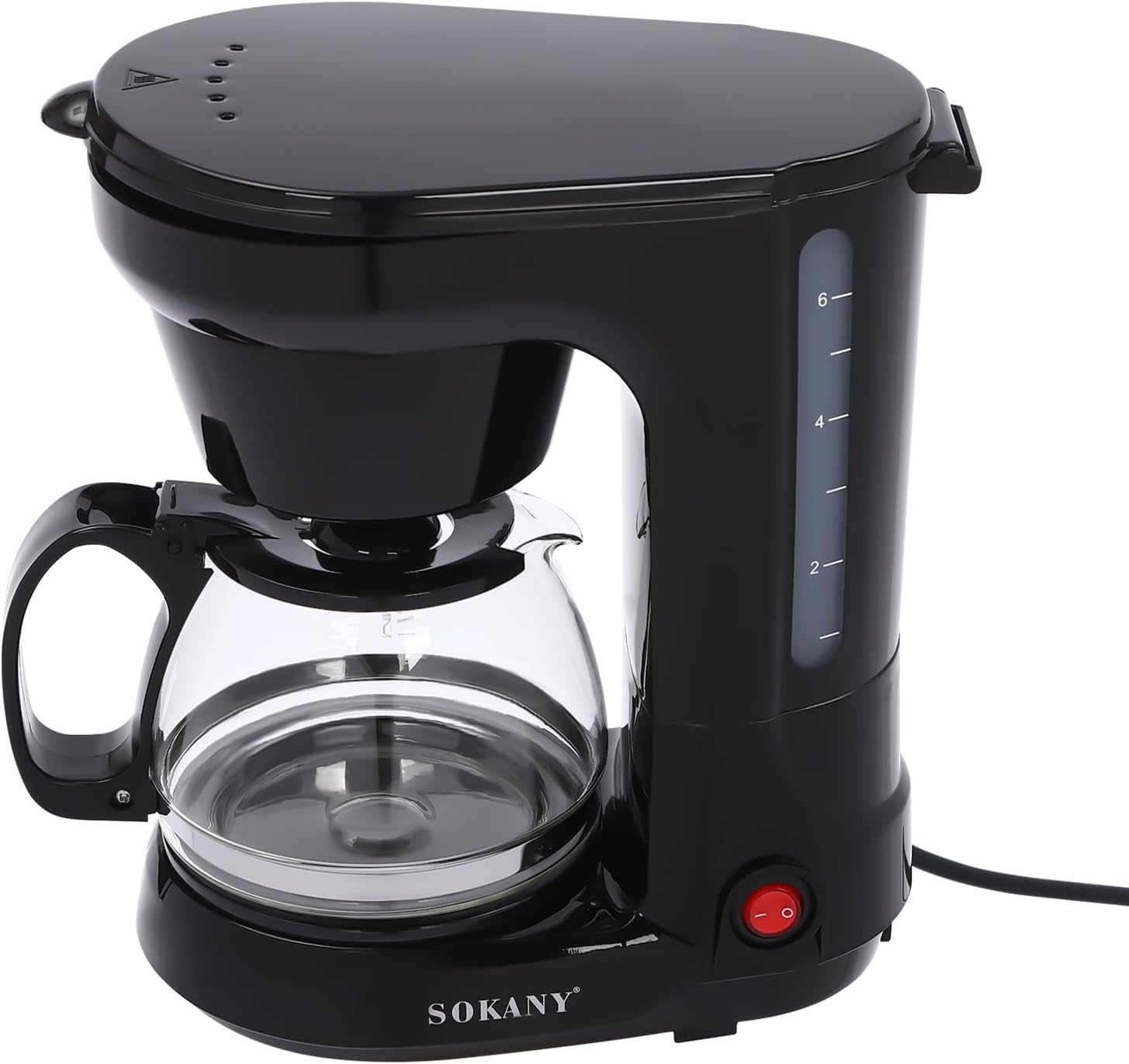 WOQLIBE Coffee Machine, 750 ml Drip Coffee Machine, Small Filter Coffee Machine for Homes, Offices, Cafes and Hotels, 650 W