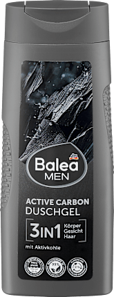 Balea MEN Shower gel Active Carbon 3in1, 300 ml