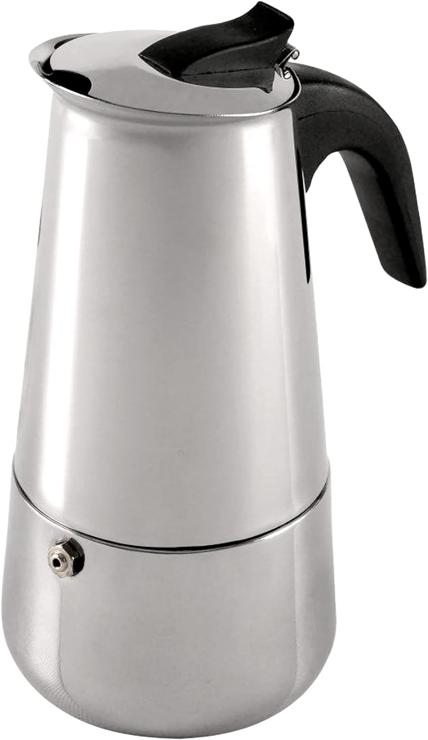 Domotti Vella Coffee Maker 300 ml 7.5 x 9.5 x 20 cm Espresso Maker Coffee Maker Coffee Maker All Hobs Induction Steel