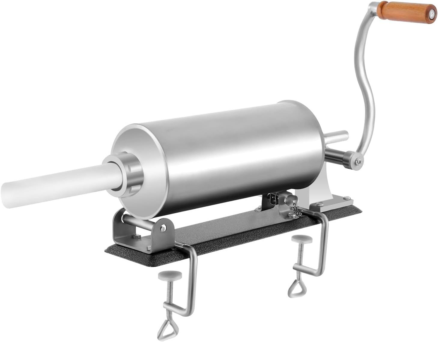 SUONTY Sausage Stuffer, Sausage Filling Machine, 3 L, Sausage Stuffer Meat Filler Machine Stainless Steel with 4 Filling Tubes, Manual Sausage Machine for Homemade