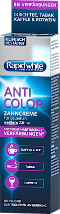 Rapid white Toothpaste Anti Color, 75 ml