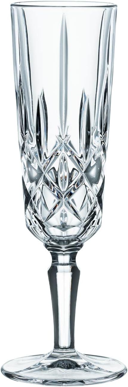 Spiegelau & Nachtmann, Noblesse 104896 Set of 6 Crystal Champagne Flutes 155 ml