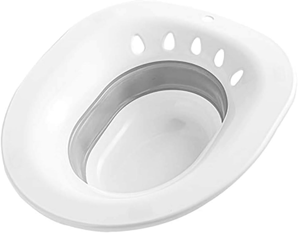MissZM Store Sitz Baths Bathtub Basin Pregnant Women Postpartum Hemorrhoids - MissZM, Foldable, Hanging Storage, Large Capacity, Private Care Washing, Anti-Overflow Toilet Seat