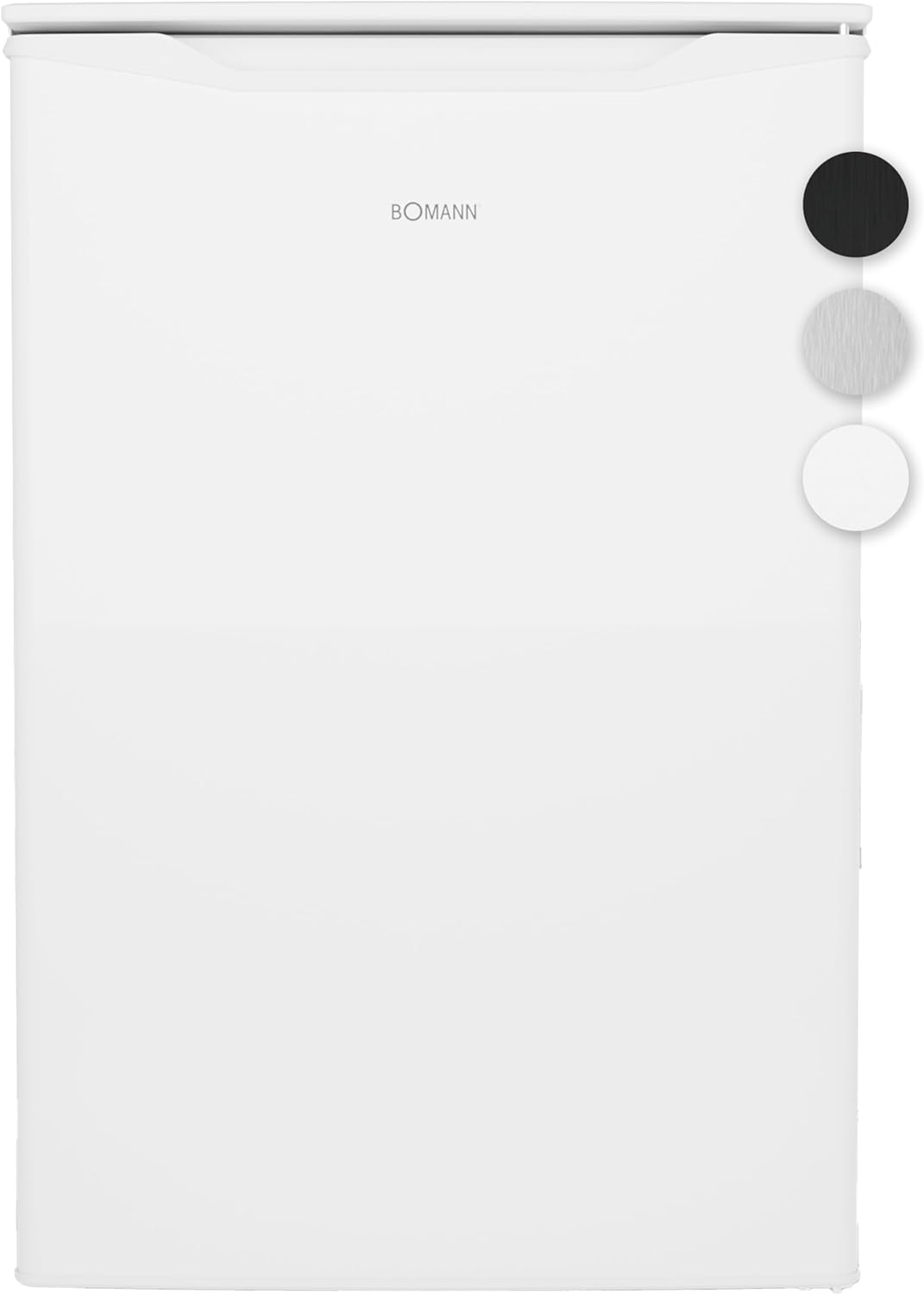 Bomann Freezer | 87L | Energy Efficient, Quiet & Small | ≤ -18 °C, Infinitely Adjustable | 3 Drawers & Ice Cube Tray | 4 Star Freezer Compartment, Door Hinge Changeable | GS 7253 White