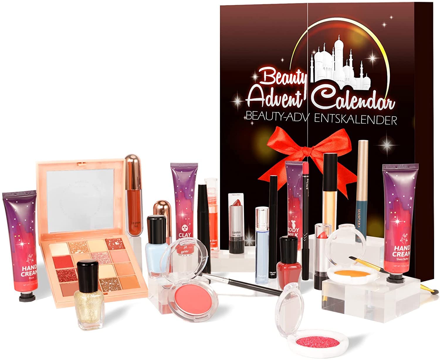 Aifanciey Beauty Advent Calendar 2021 - 24 Selected Unique Skin Care Cosmetic Advent 