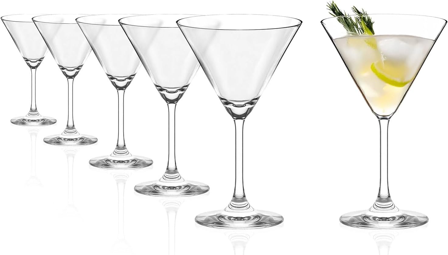 Stölzle Lausitz Store Stölzle Lausitz Cocktail Bowls Professional 250 ml / Set of 6 Martini Glasses / Aperitif Glasses / Cosmopolitan Glasses Dishwasher Safe and Shockproof