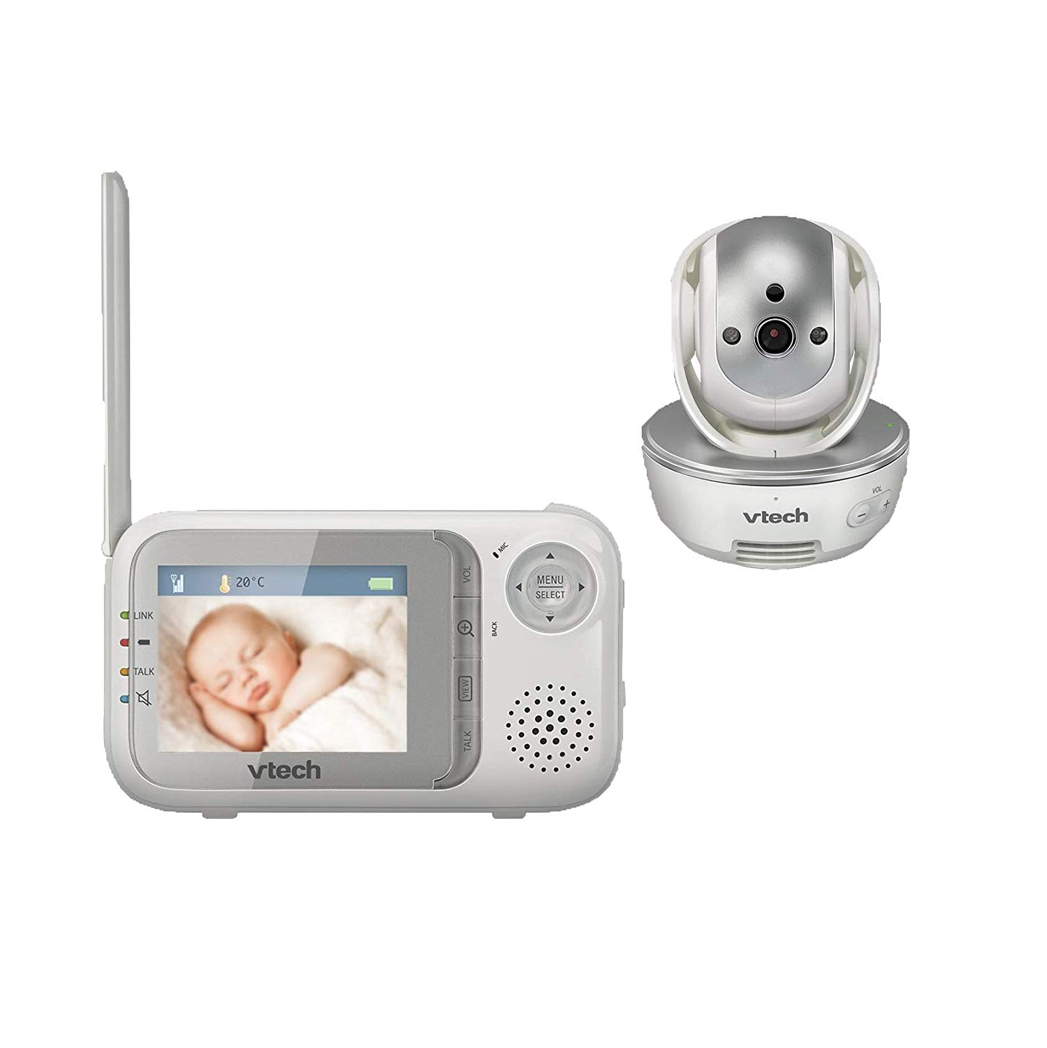 Vtech Baby 026600 3500 BM – Baby Monitor – Grey/White