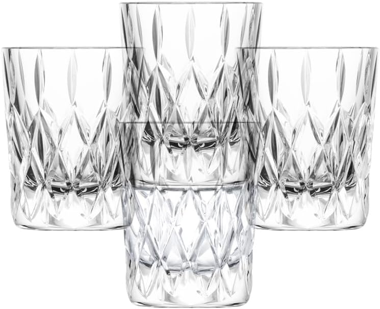 Schott Zwiesel Age Shot Glass (Set of 4) Modern Shot Glass with Relief Dishwasher Safe Crystal Glasses (Item No. 124298)