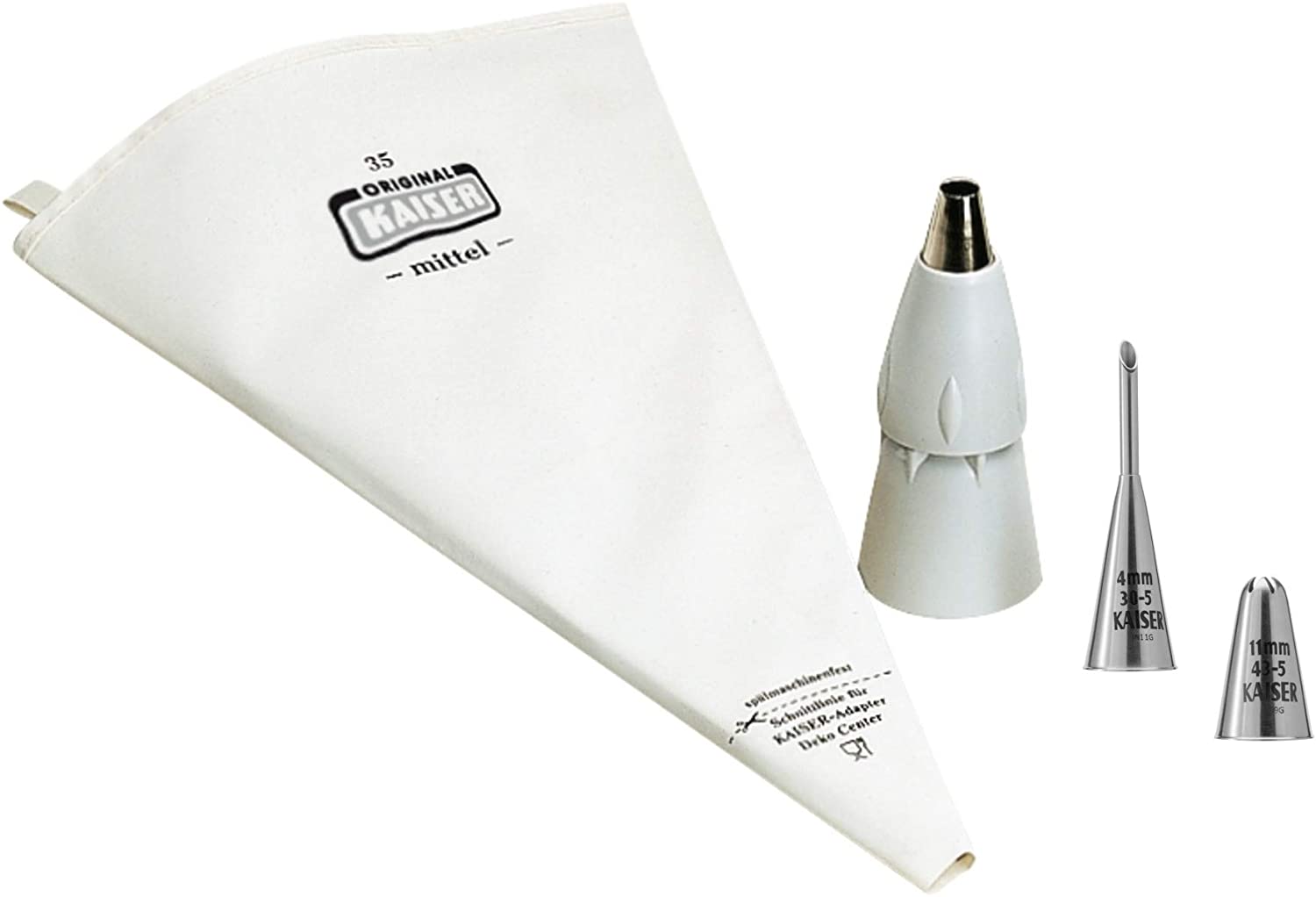 Kaiser Inspiration Piping Bag Set, Reusable Icing Bag
