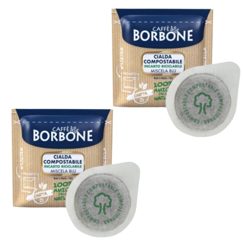 Caffè Borbone Blue Blend 100 Coffe Capsules Pods Compatible Standard Ese 44