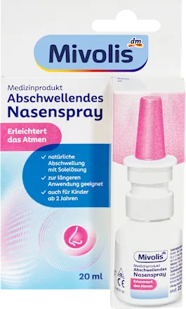 Mivolis Decongestant nasal spray, 20 ml
