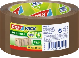 Tesa adhesive tape Eco & Strong, brown, 66 m