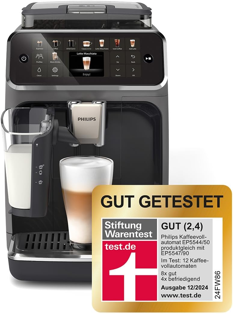 Philips Choose one of 20 delicious coffee recipes on the LatteGo 5500. From a latte to a refreshing iced coffee, LatteGo makes silky-smooth foam.