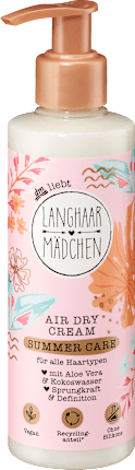Langhaarmadchen Blow dry lotion Air Dry Cream Summer Care, 200 ml