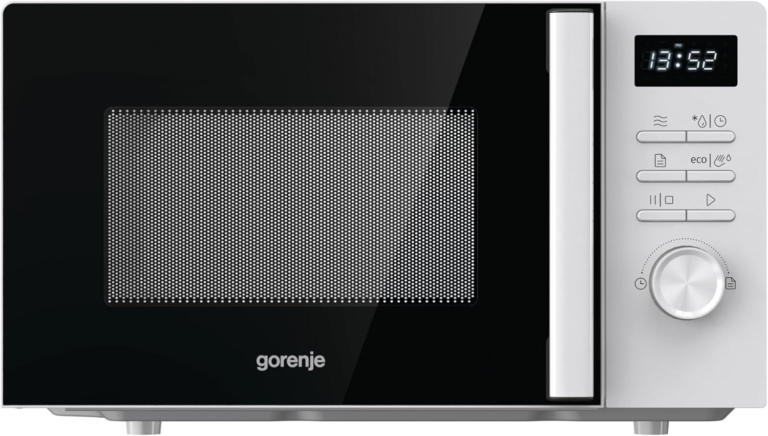 Gorenje MO20A3WH Microwave / 20 L / 800 W / AquaClean / AutoMenu / Touch Control / LED Display / Defrost Function / 5 Power Levels / Child Lock / Electronic / White